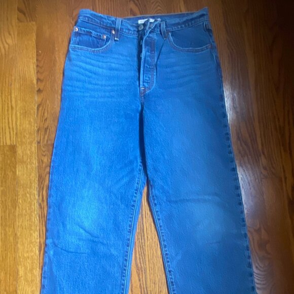 Levi's Ribcage Straight Ankle Jeans, Size 30 - Picture 2 of 4